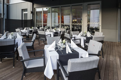 Restaurant Terrace at M Hotel Ljubljana