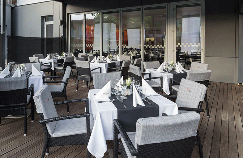 Restaurant Terrace at M Hotel Ljubljana